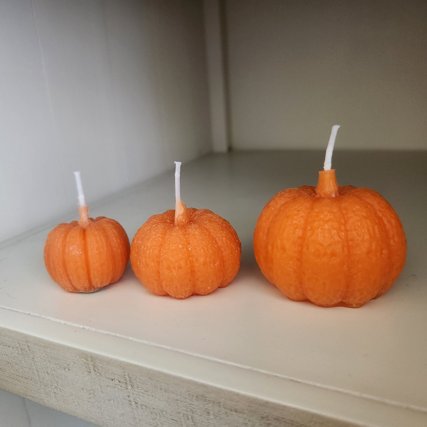 Mini Pumpkin Candle Decor Set (Orange)