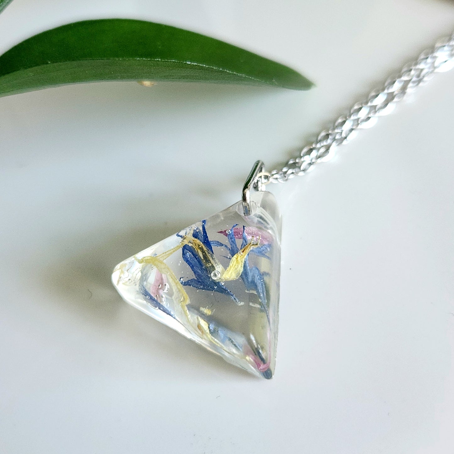 Preserved Floral Necklace
