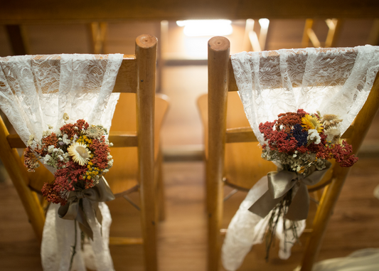 Wedding Chair Flowers - Luxury