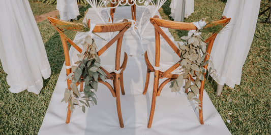 Wedding Chair Flowers - Simple & Sweet