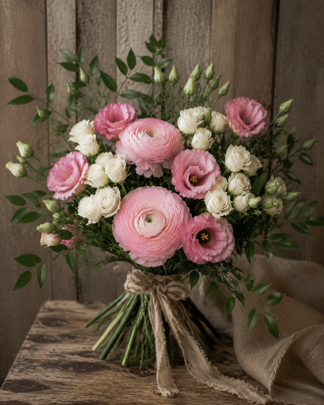 PREORDER - Mixed Ranunculus & Lisanthus Bouquets