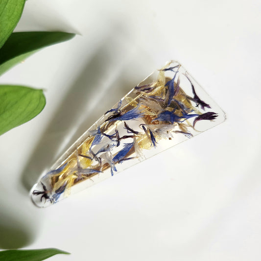 Preserved Floral Hair Clip - Mixed Flowers