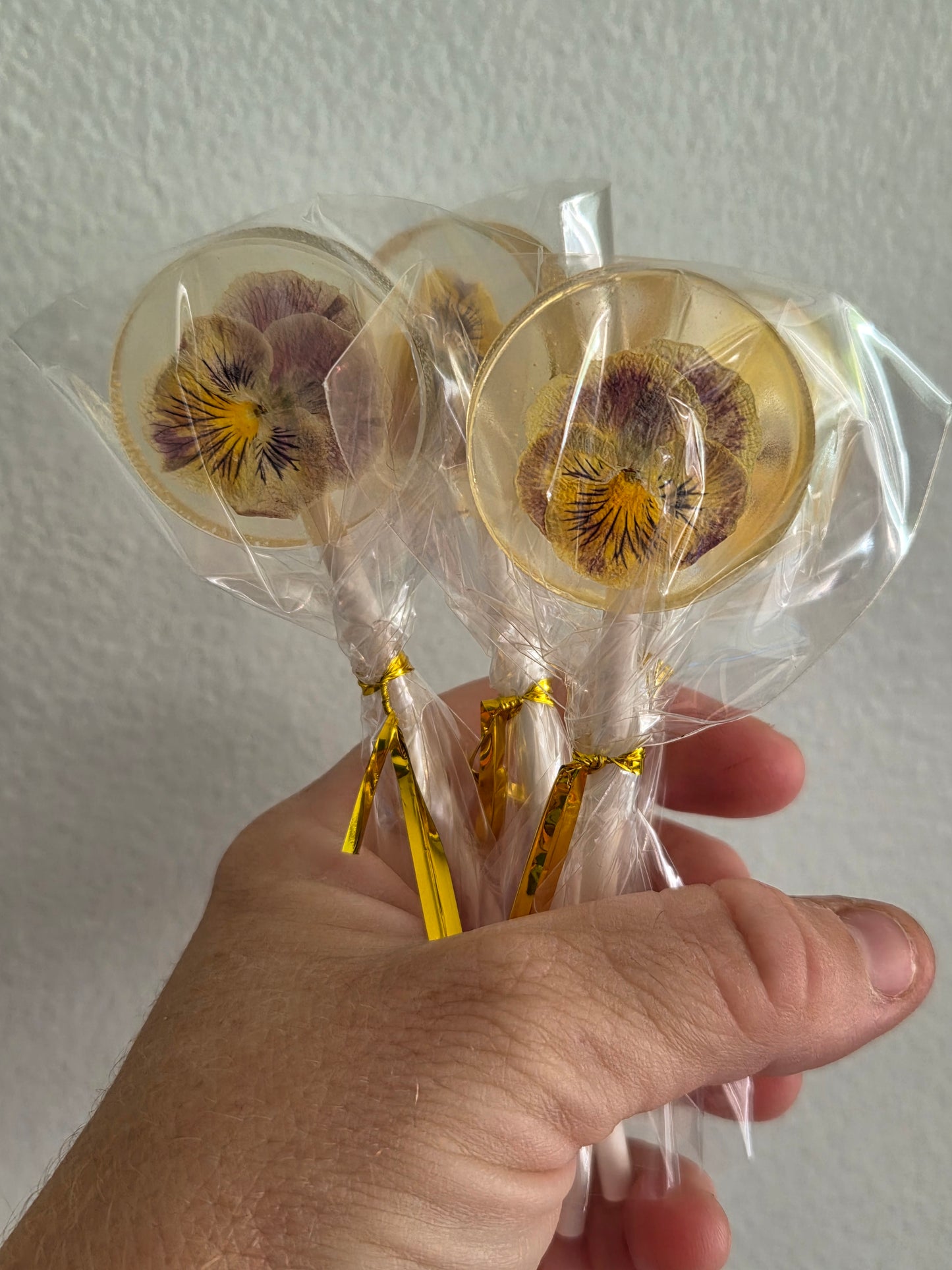 Edible Flower Lollipops - Violas