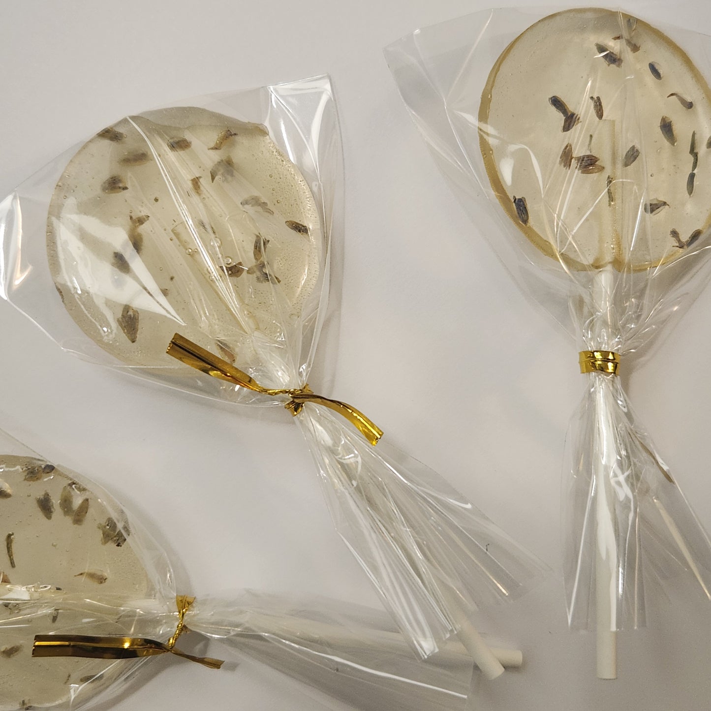 Lemon Lavender Lollipop Favors