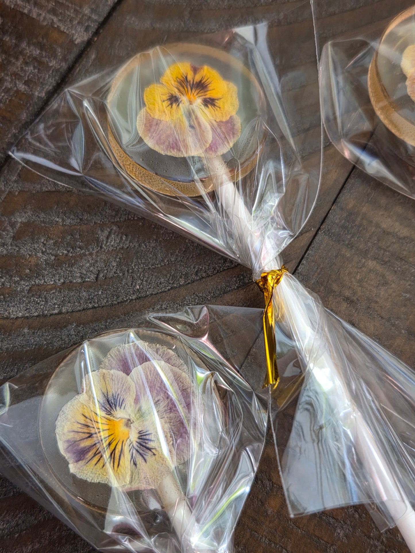 Edible Flower Lollipops - Violas