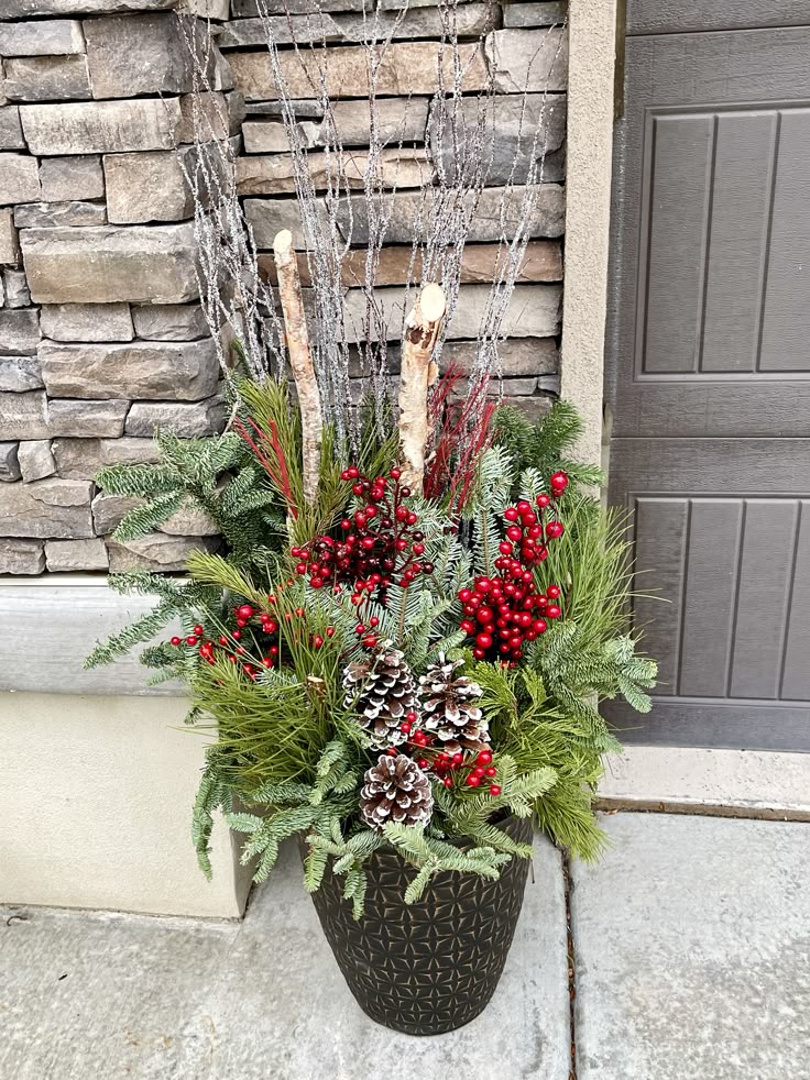 Christmas Planter Decoration and Installation Service - The Signature Christmas