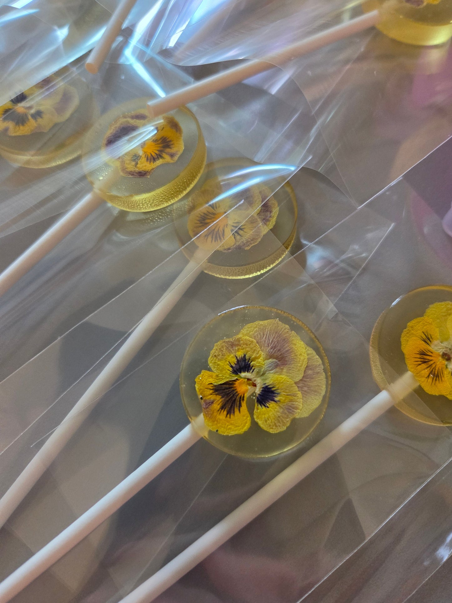 Edible Flower Lollipops - Violas