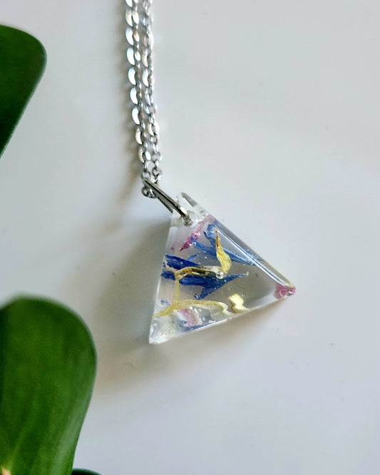 Preserved Floral Necklace