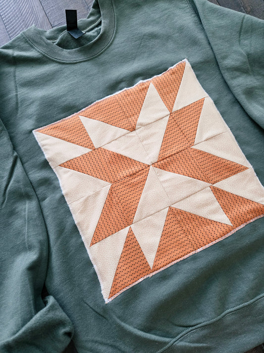 Small • Crewneck • Military Green